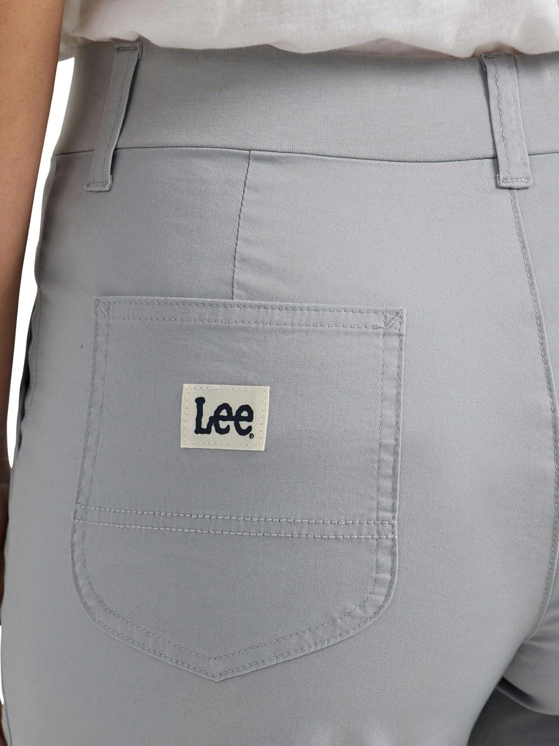 imageLee Womens Ultra Lux Comfort with Flextogo Utility Skimmer Capri PantMaterial Gray