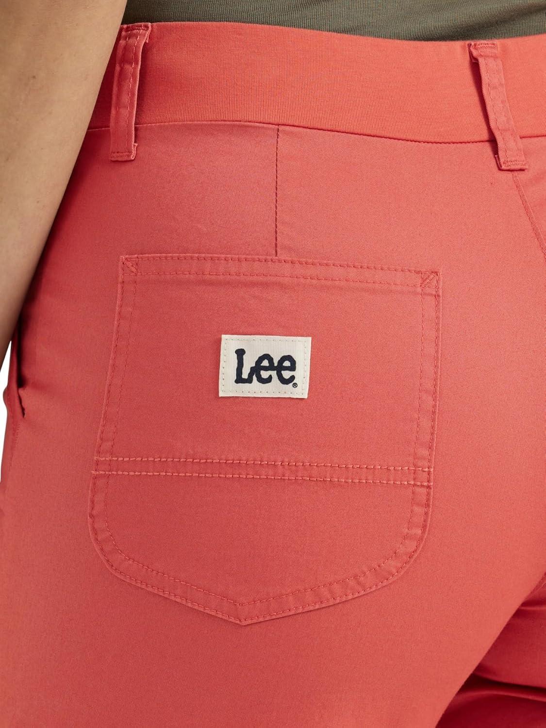 imageLee Womens Ultra Lux Comfort with Flextogo Utility Skimmer Capri PantPoppy