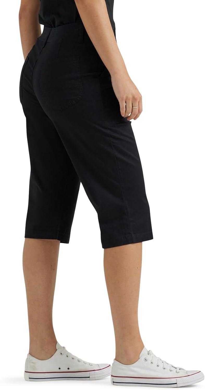 imageLee Womens Ultra Lux Comfort with Flextogo Utility Skimmer Capri PantUnionall Black