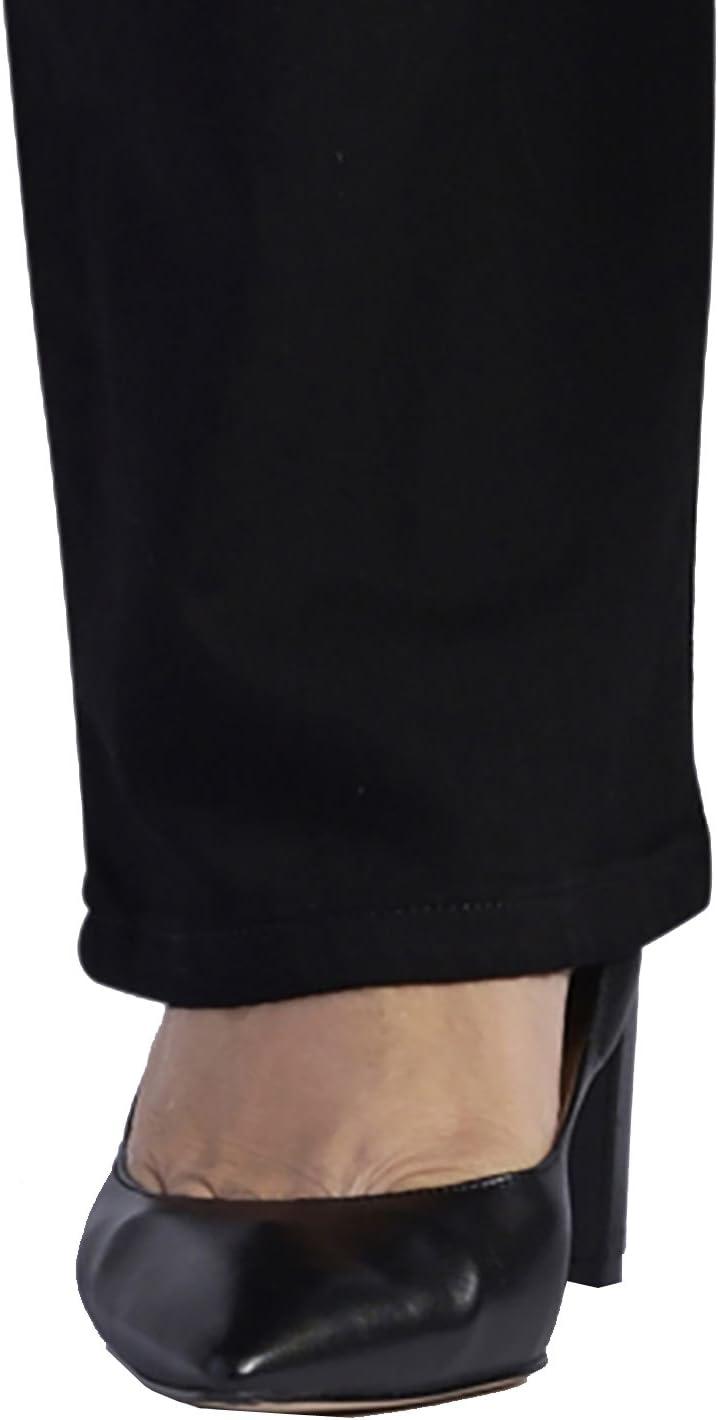 imageLee Womens Wrinkle Free Relaxed Fit Straight Leg PantAuthentic Black