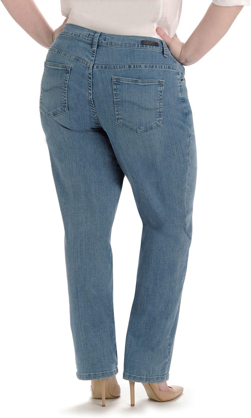 imageLee Womens Wrinkle Free Relaxed Fit Straight Leg PantAuthentic Houston