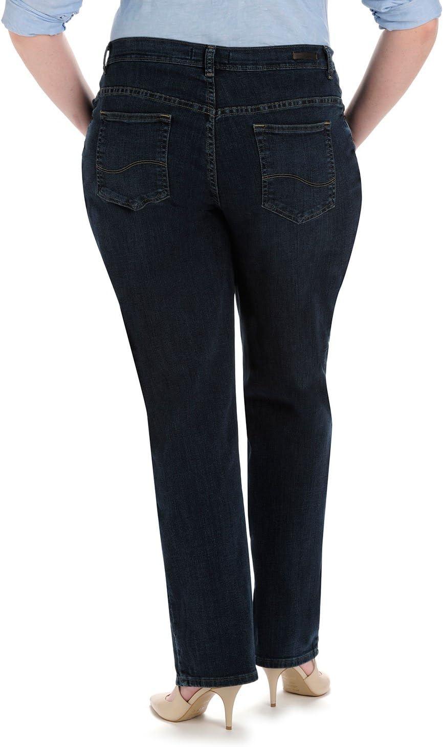 imageLee Womens Wrinkle Free Relaxed Fit Straight Leg PantAuthentic Nile