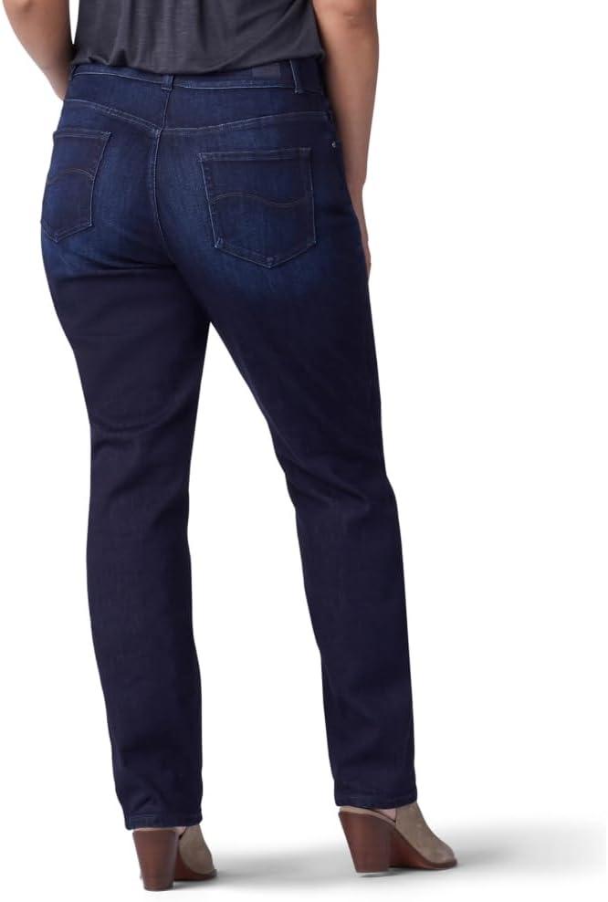 imageLee Womens Wrinkle Free Relaxed Fit Straight Leg PantNiagara