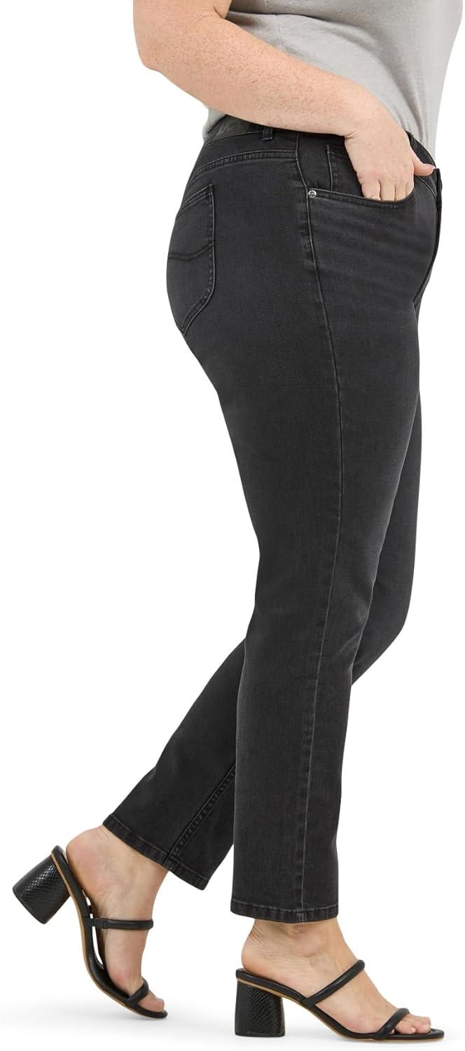 imageLee womens Plus Size Legendary 26 Straight Crop JeanDark Tale