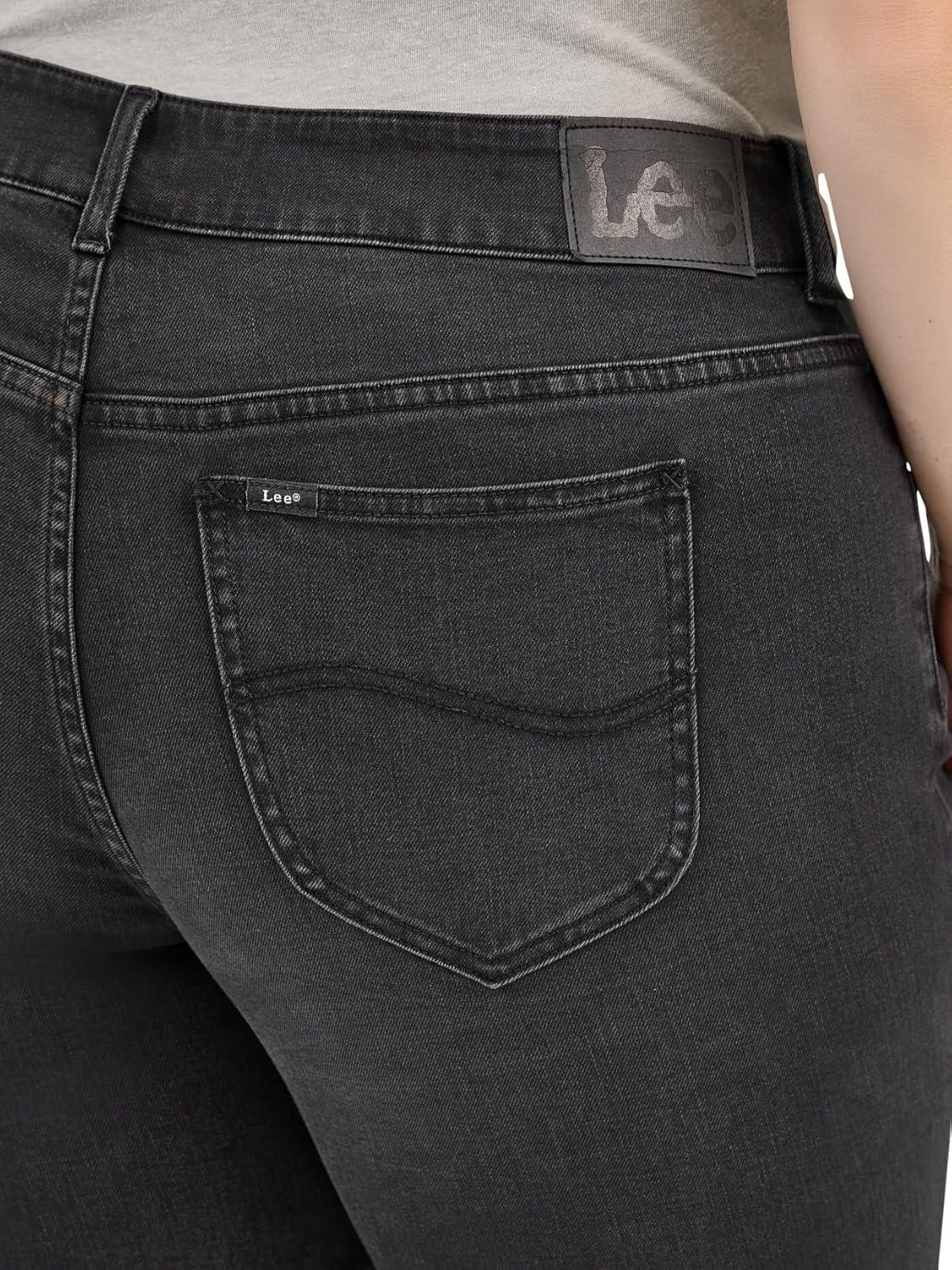 imageLee womens Plus Size Legendary 26 Straight Crop JeanDark Tale