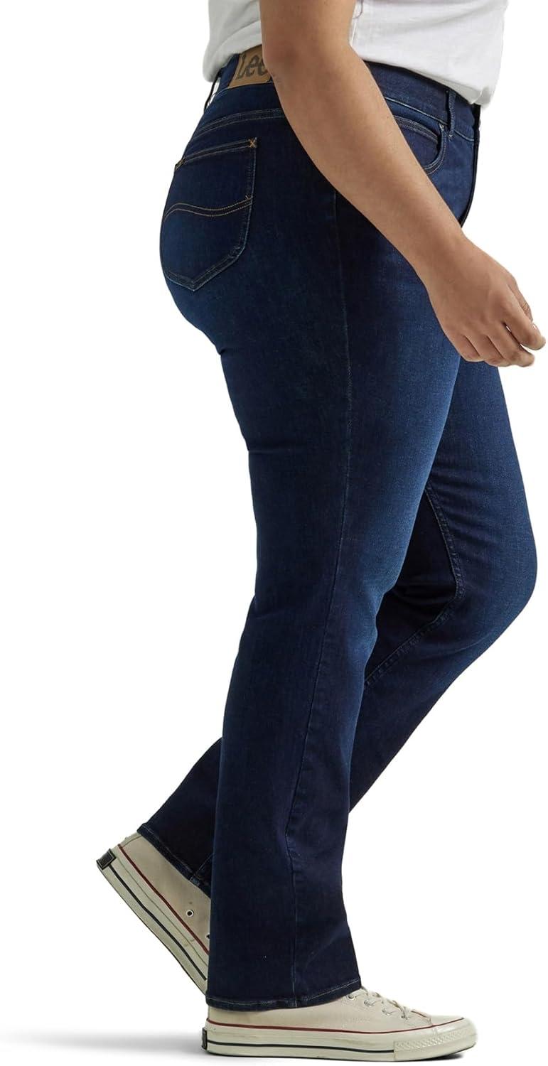 imageLee womens Plus Size Ultra Lux Comfort With Flex Motion Straight Leg JeanMain Thrill