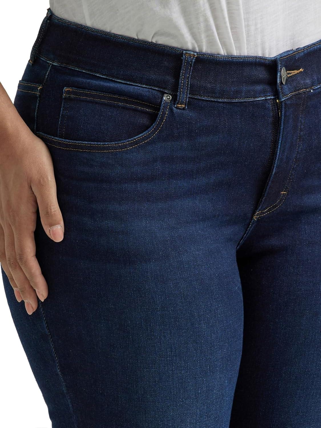 imageLee womens Plus Size Ultra Lux Comfort With Flex Motion Straight Leg JeanMain Thrill