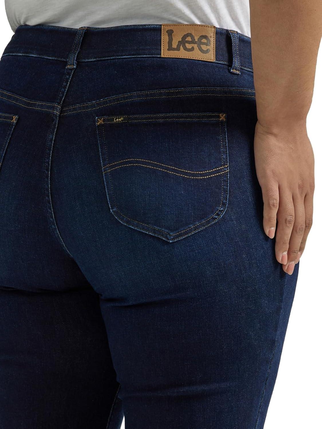 imageLee womens Plus Size Ultra Lux Comfort With Flex Motion Straight Leg JeanMain Thrill