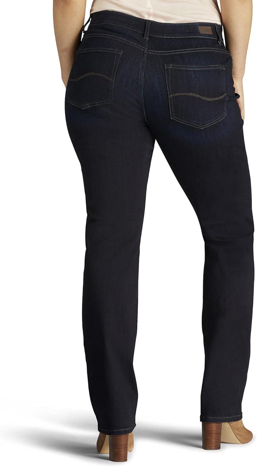 imageLee womens Plus Size Ultra Lux Comfort With Flex Motion Straight Leg JeanNiagara