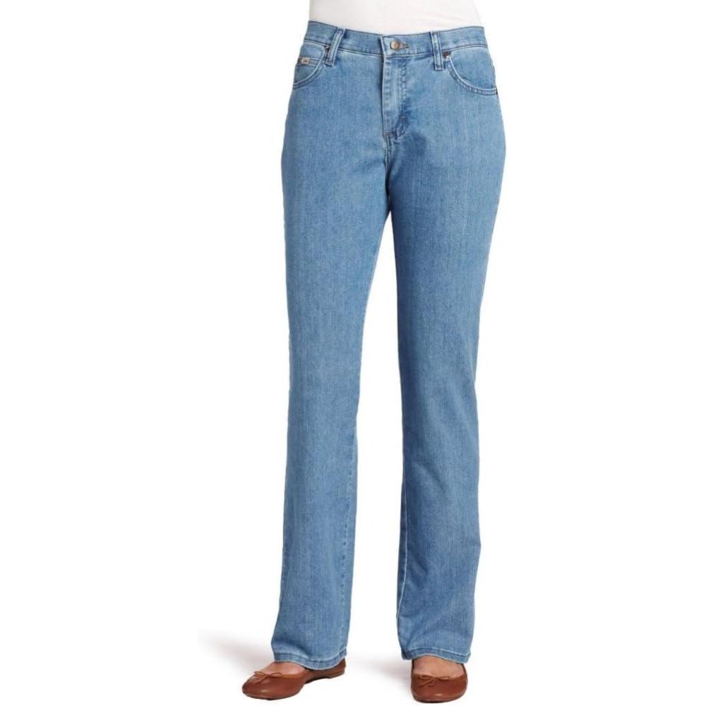 imageLEE Womens Relaxed Fit StraightLeg JeanPremium Light