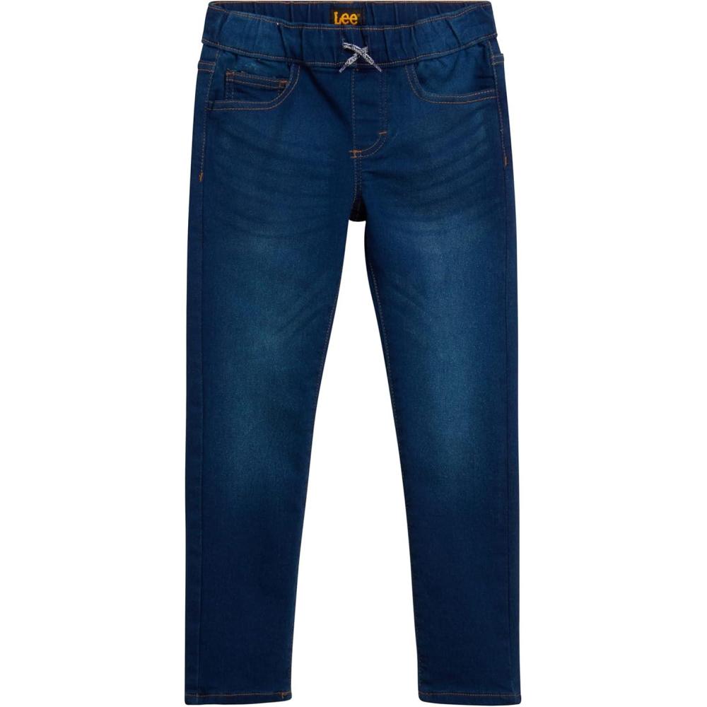 imageLee Boys Jeggings  Pull On Super Stretch Denim Skinny Jeans for Boys 420Iron Wash