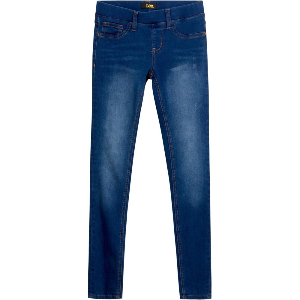 imageLee Girls Jeggings  Pull On Super Stretch Denim Skinny Jeans for Girls 46XBright Blue