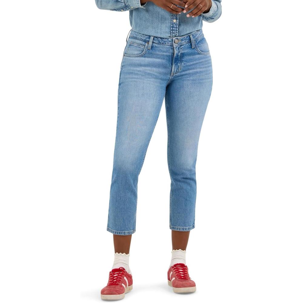 imageLee Womens Legendary 26quot Straight Crop JeanBest in Show