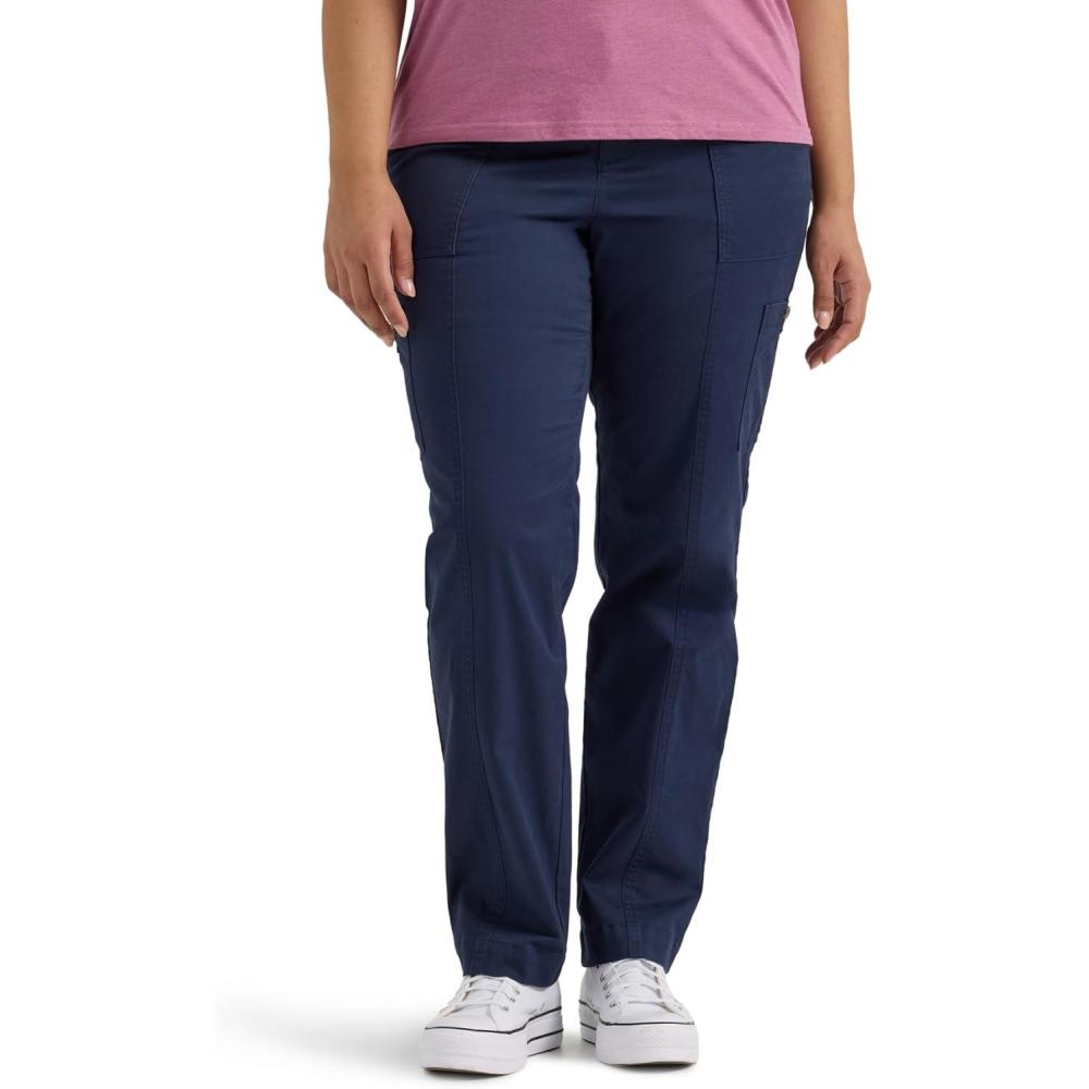 imageLee Womens Plus Size Ultra Lux Comfort with Flextogo Utility PantMood Indigo