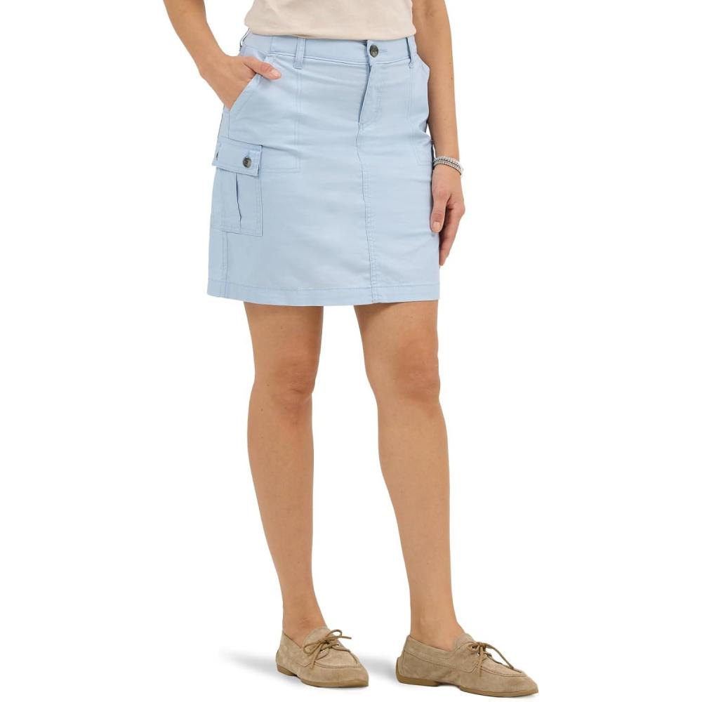 imageLee Womens Ultra Lux Comfort with Flextogo Cargo SkortShy Blue