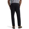 imageLee Mens Big ampamp Tall Extreme Motion Flat Front Relaxed Taper PantBlack