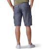 imageLee Mens Big ampamp Tall Performance Cargo ShortGray Heathered Plaid