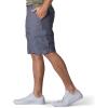 imageLee Mens Big ampamp Tall Performance Cargo ShortGray Heathered Plaid