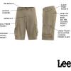 imageLee Mens Big and Tall New Belted Wyoming Cargo ShortCadet Light Gray