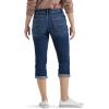 imageLee Womens Flex Motion Regular Fit 5 Pocket Capri JeanJeansBewitched
