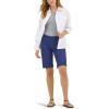 imageLee Womens Legendary 9quot Chino Bermuda ShortMedieval Deep Blue