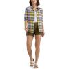 imageLee Womens Legendary Long Sleeve All Purpose Button Down ShirtKiwi Field Plaid