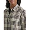imageLee Womens Legendary Long Sleeve All Purpose Button Down ShirtRuby Cocoa Graphic Plaid