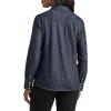 imageLee Womens Legendary Slim Fit Western Snap ShirtObsidian Night  Dark Blue