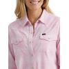 imageLee Womens Legendary Slim Fit Western Snap ShirtSugar Lilac Grid Plaid