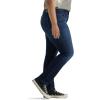 imageLee Womens Petite Legendary Mid Rise Straight Leg JeanNightshade