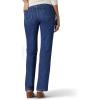 imageLee Womens Petite Legendary Mid Rise Straight Leg JeanSeattle Blue
