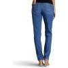 imageLee Womens Petite Relaxed Fit Straight Leg JeanMeridian Blue