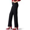imageLee Womens Petite Wrinkle Free Relaxed Fit Straight Leg PantBlack