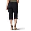 imageLee Womens Plus Size Relaxed Fit Denim Capri JeanBlack