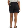 imageLee Womens Plus Size Ultra Lux Comfort with Flextogo Utility Bermuda ShortUnionall Black