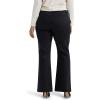 imageLee Womens Plus Size Wrinkle Free Mid Rise Bootcut PantUnionall Black