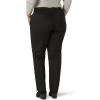 imageLee Womens Plus Size Wrinkle Free Relaxed Fit Straight Leg PantBlack