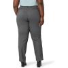 imageLee Womens Plus Size Wrinkle Free Relaxed Fit Straight Leg PantBlackWhite Rockhill Plaid