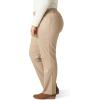 imageLee Womens Plus Size Wrinkle Free Relaxed Fit Straight Leg PantFlax