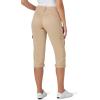 imageLee Womens Relaxed Fit Austyn Knit Waist Cargo Capri PantCaf