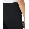 imageLee Womens Relaxed Fit Avey Knit Waist Cargo Bermuda ShortBlack