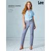 imageLee Womens Secretly Shapes Regular Fit Straight Leg PantBarley Houndstooth
