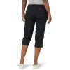 imageLee Womens Ultra Lux Comfort with Flextogo Cargo Capri PantBlack
