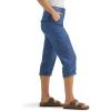 imageLee Womens Ultra Lux Comfort with Flextogo Cargo Capri PantChambray