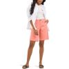 imageLee Womens Ultra Lux Comfort with Flextogo Utility Bermuda ShortBright Papaya
