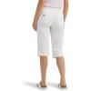 imageLee Womens Ultra Lux Comfort with Flextogo Utility Skimmer Capri PantBright White