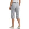 imageLee Womens Ultra Lux Comfort with Flextogo Utility Skimmer Capri PantMaterial Gray