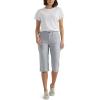 imageLee Womens Ultra Lux Comfort with Flextogo Utility Skimmer Capri PantMaterial Gray