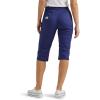 imageLee Womens Ultra Lux Comfort with Flextogo Utility Skimmer Capri PantMedieval Blue