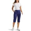 imageLee Womens Ultra Lux Comfort with Flextogo Utility Skimmer Capri PantMedieval Blue